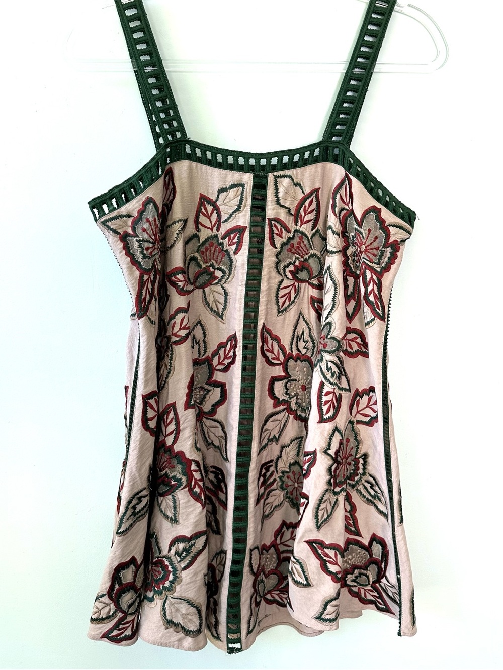 KAS New York Embroidered Camisole top M